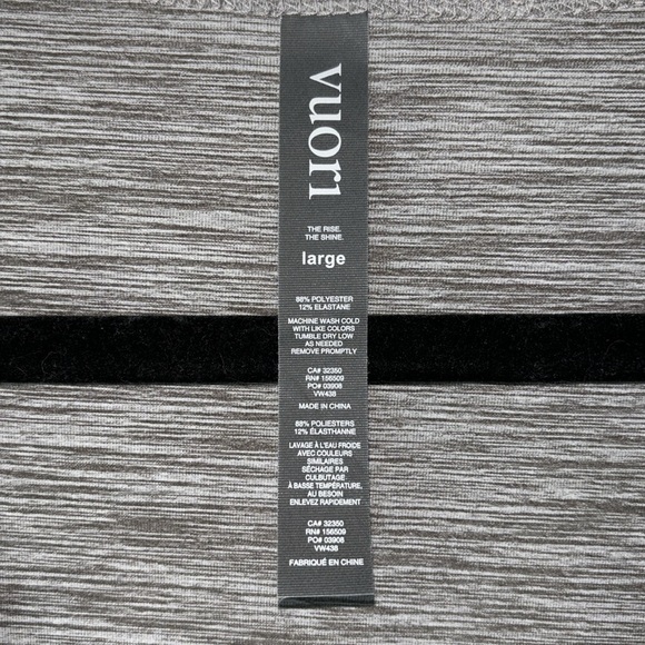 Nwt Vuori lux long sleeve romper clay heather L - Picture 3 of 10